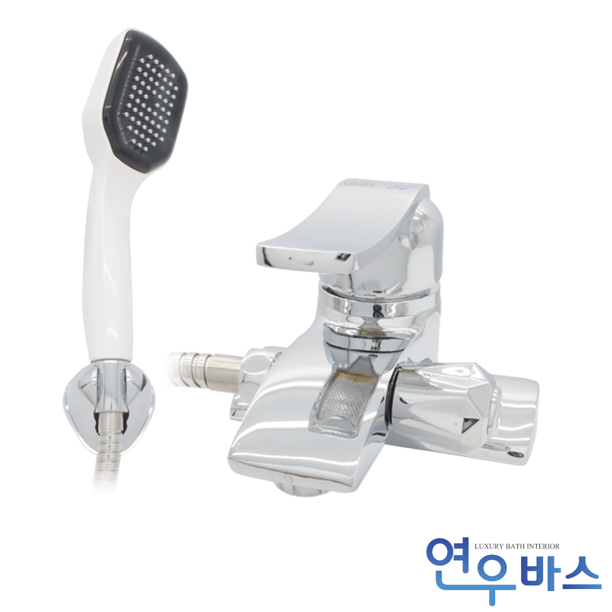 연우바스 그린이엔지 SGR-622 샤워기 겸용 수도꼭지 세면기 그린ENG B009 욕실용품 샤워기헤드 인테리어 화장실 세면대 : 연우바스