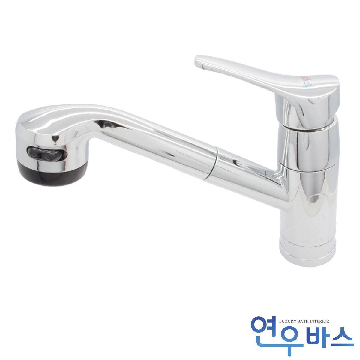 연우바스 그린이엔지 SGR-732 원홀 싱크대수전 수도꼭지 그린ENG G006 욕실용품 샤워기헤드 인테리어 화장실 세면대 세면기 : 연우바스
