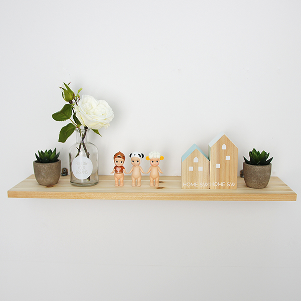 인테리어 DIY 원목선반 150X600 벽선반 설치세트 : 사다리백화점