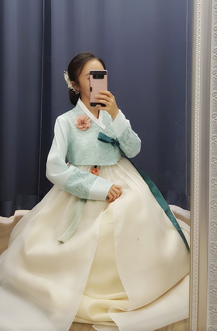 한복대여 은가비한복 윤결세트2 결혼식 여자 혼주 하객 가족 : 은가비한복
