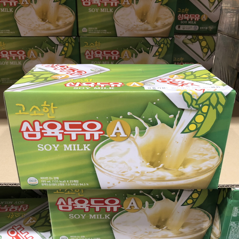 삼육식품 고소한 삼육 두유 A 195ml X 25팩 : 마켓프로