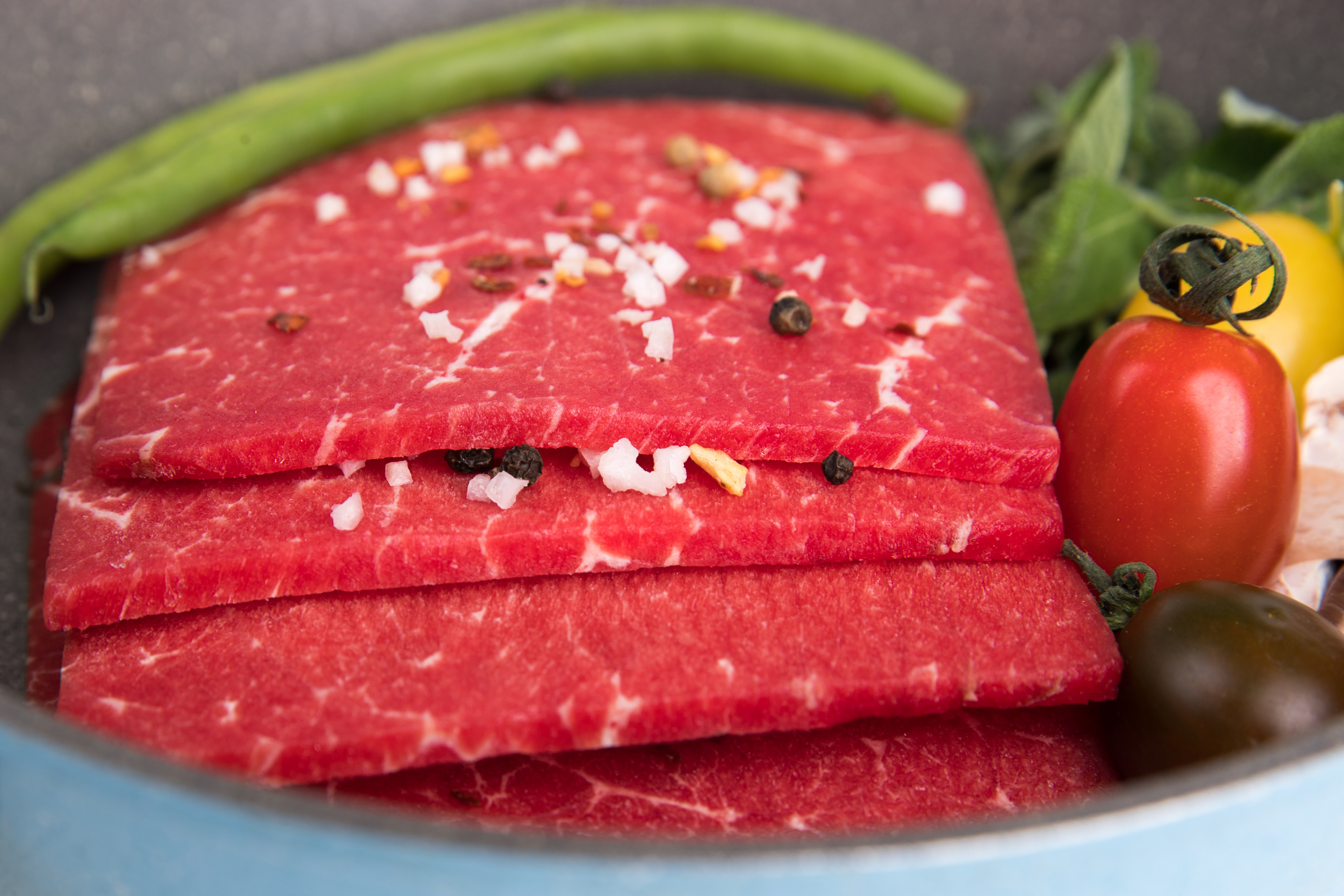 호주산 소고기 우둔살 슬라이스 1팩 (100g, 150g, 200g 개별진공포장) : 쭌미트
