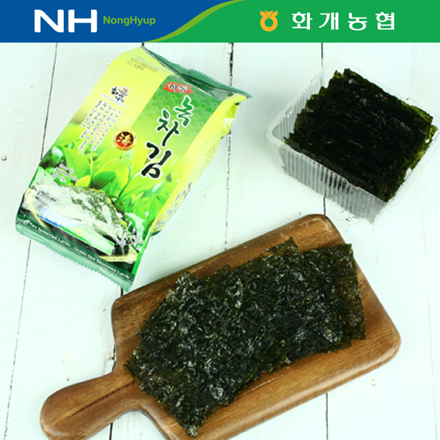 화개농협 녹차김 선물세트3호 225g(식탁김15gx15봉) : 우리존농산