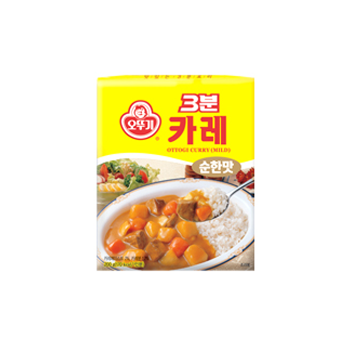 [즉석식품] 오뚜기 3분 카레 순한맛 200g : 여유마켓