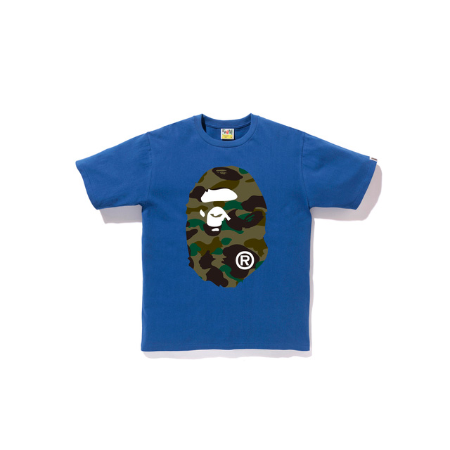 베이프 퍼스트 카모 에이프 헤드 반팔 티셔츠 x 온라인 한정 x BAPE : 셀렉샵 리코