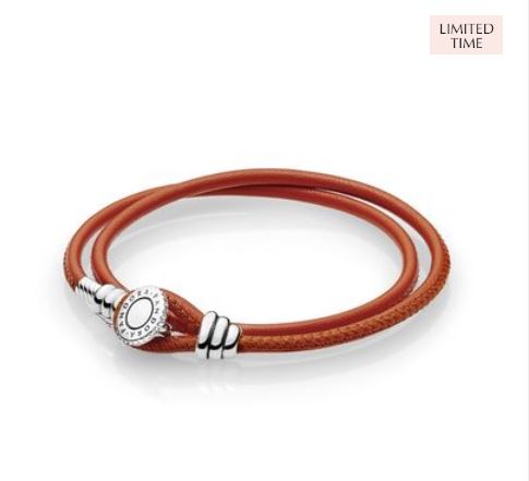 판도라 레더 팔찌 / MOMENTS Turquoise Double Leather Bracelet with PANDORA Button Clasp : 호주 사랑 - 네이버쇼핑