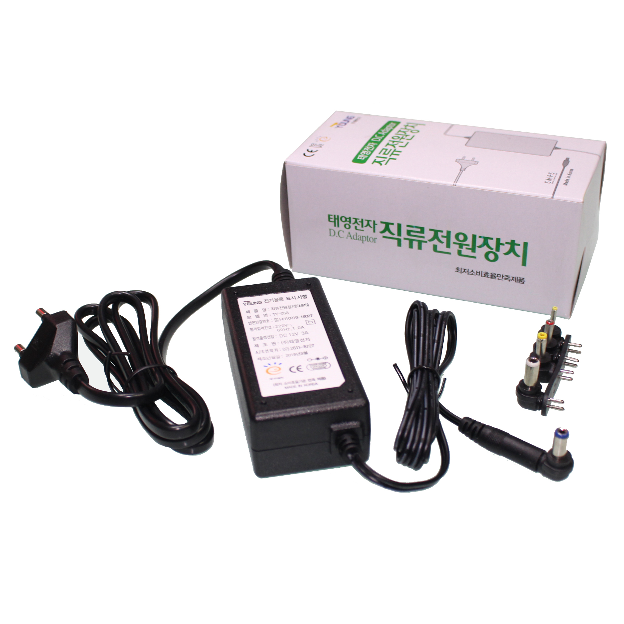 태영전자 아답터 9V 2A SMPS 직류전원장치 : 신우스토어
