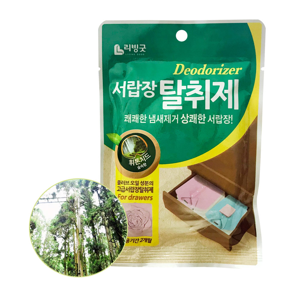 리빙굿 서랍장탈취제 숲속향 : 주식회사라이프마켓