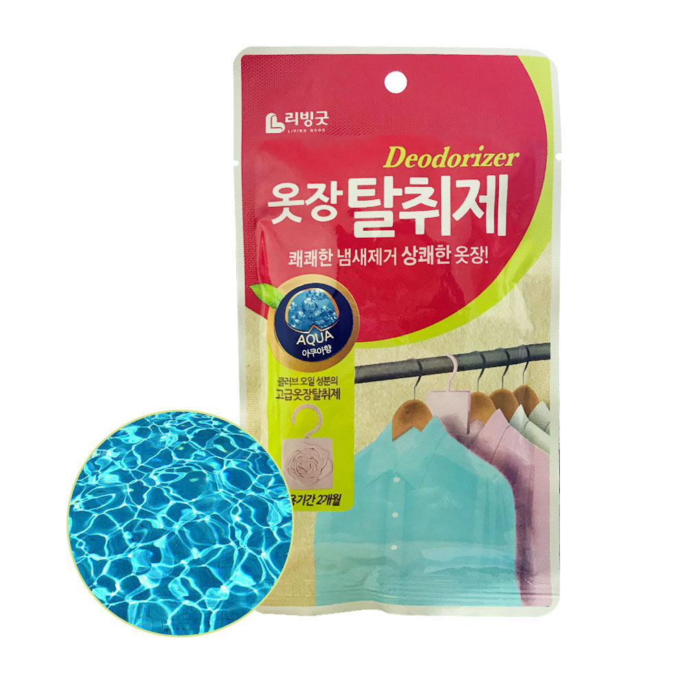 리빙굿 옷장탈취제 아쿠아향 : 주식회사라이프마켓