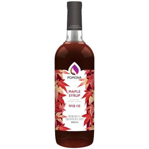 포모나 메이플 시럽 1000ml : 커피다나와