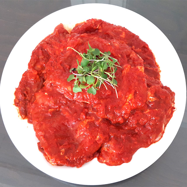 춘천전통 오도 양념닭갈비 1kg - 춘천닭갈비의 참맛 수제닭갈비 : 강원춘천 이원섭