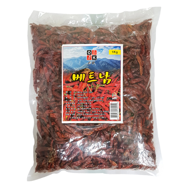 베트남 건고추 1kg/베트남 땡초/오케이식품 통건고추 : 통큰식자재마트