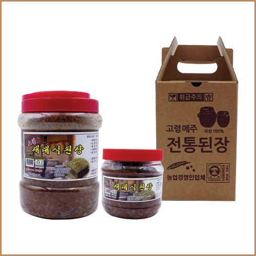 재래식된장 2kg/ 맛있는 국내산 집된장 촌된장 강경젓갈 : 강경흥재젓갈