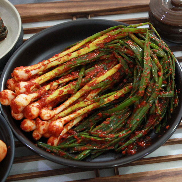 전라도 파김치 1kg 국내산 원재료 100% : 더조은김치