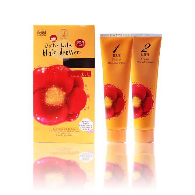 바바와와 동백 헤어칼라크림 100ml : 엄마바바