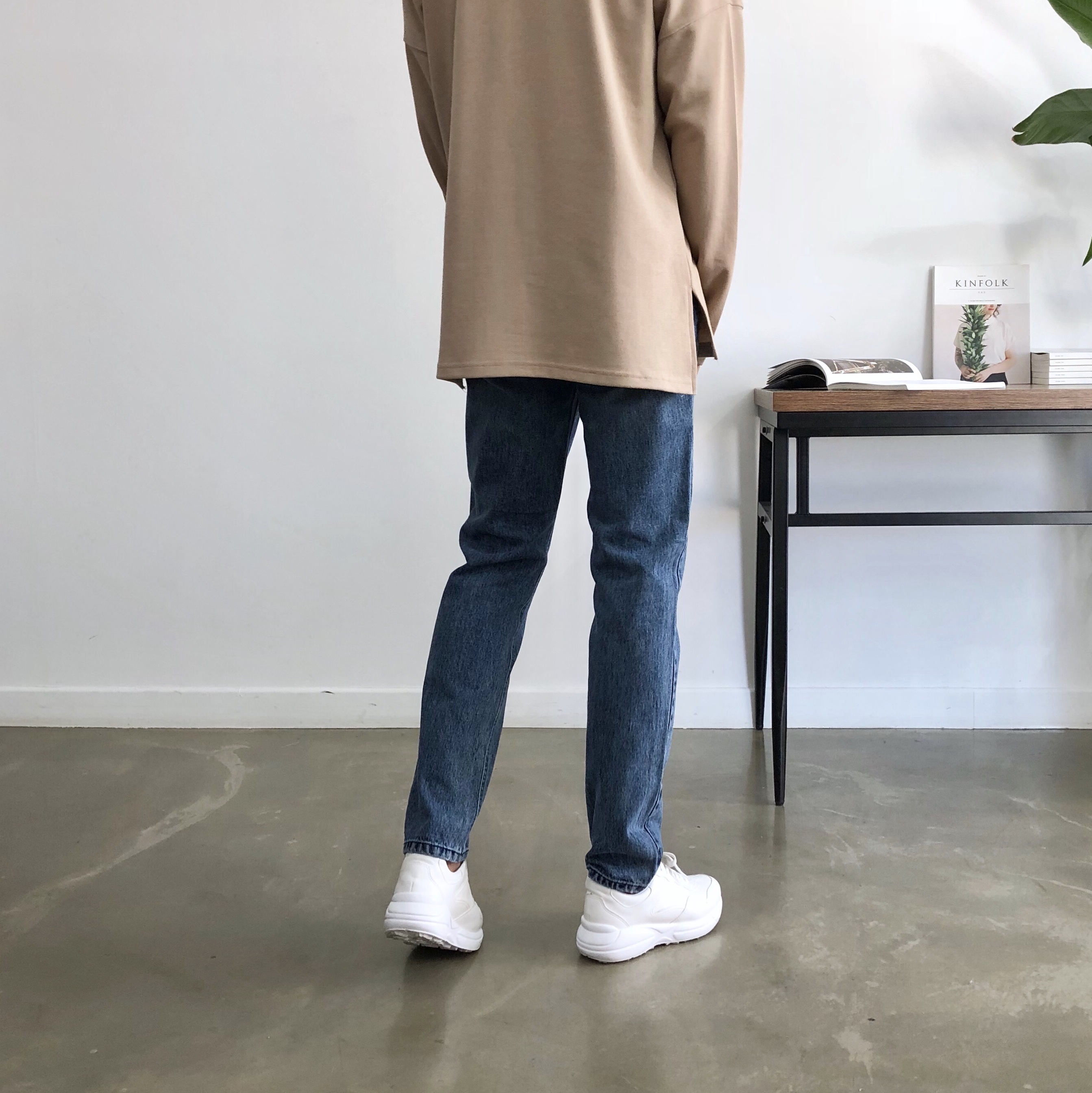 GE 미디엄블루 보이핏 난스판 청바지 : 와이샵 YSHOP