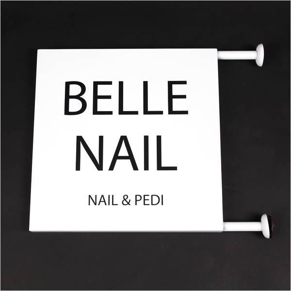 갈바양면돌출간판 - 네일샵간판 네일샾간판 뷰티샵간판 철제간판 BELLE NAIL : 선진이네 투명아크릴