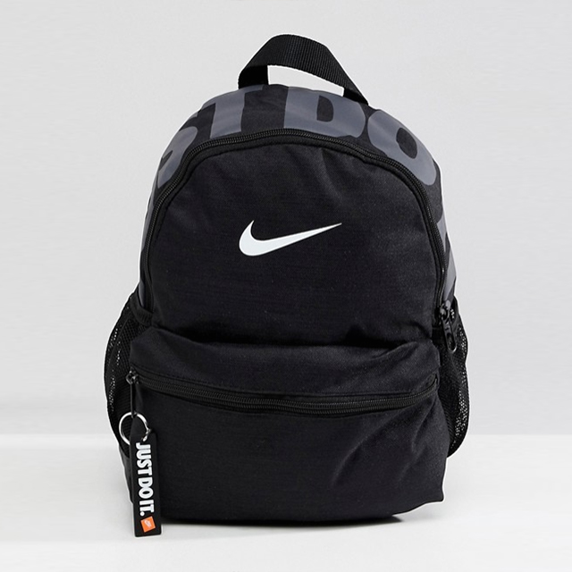 나이키 저스트두잇 로고 미니 백팩 Nike Black Just Do It Logo Mini Backpack : 파코드