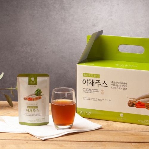 장수이야기 올바르게 담긴 야채주스 야채스프 야채수 30포 : 손찬락의 장수이야기