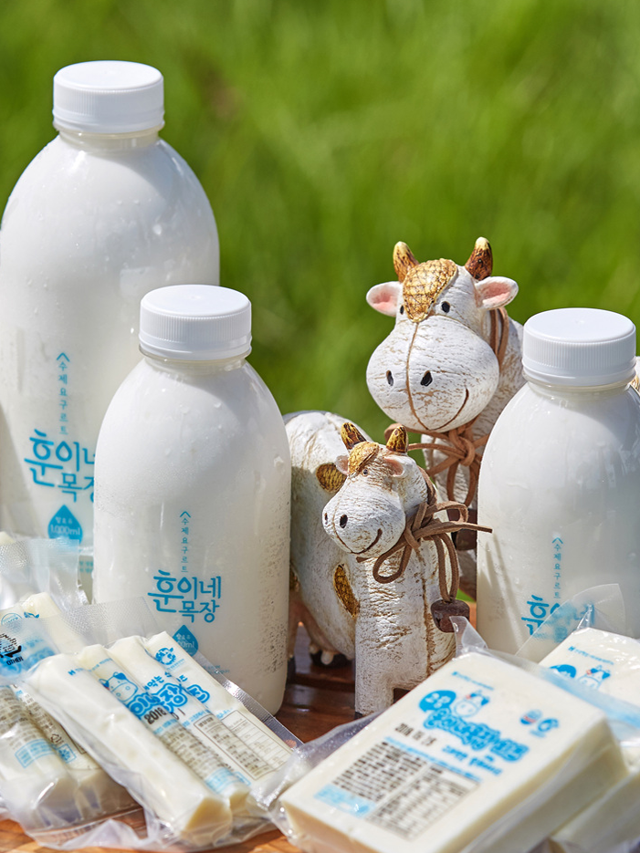요구르트 1리터X5병, 훈이네목장, 요거트, 목장에서 직접 짠 우유로 만든 요구르트 : 훈이네목장 수제요구르트