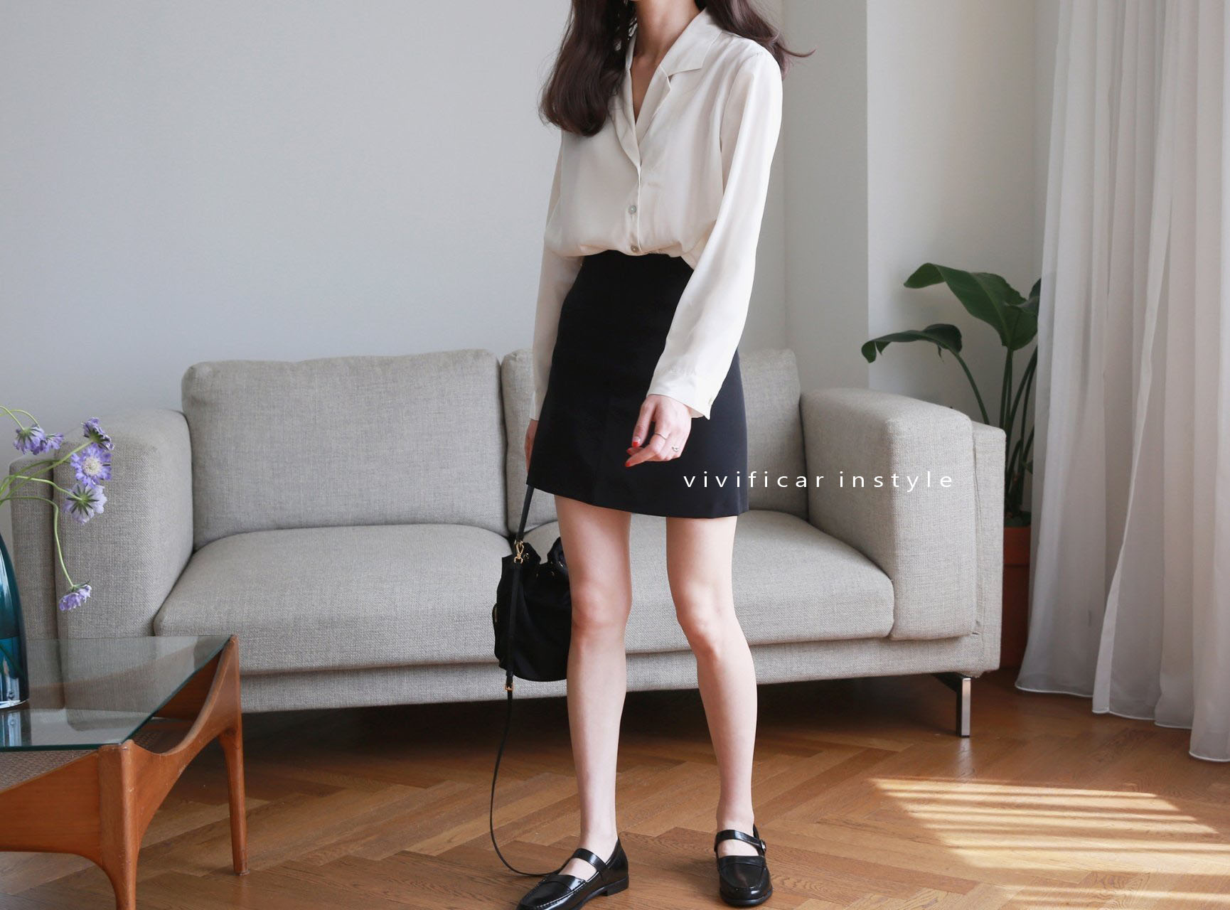 피카 모던 블라우스/3color : 비비피카