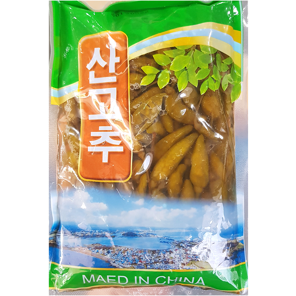 산고추(한푸드 500g) / 업소용,식당용,전문점,호텔,수입,학교급식,도매,대용량,소스,양념,식자재 : 시장가자