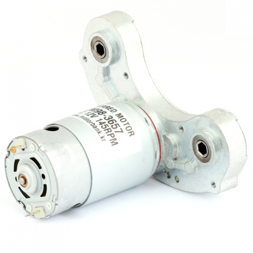 기어드모터 GM98-3657 DC12V 145rpm 12.8W 저소음 : 모터뱅크