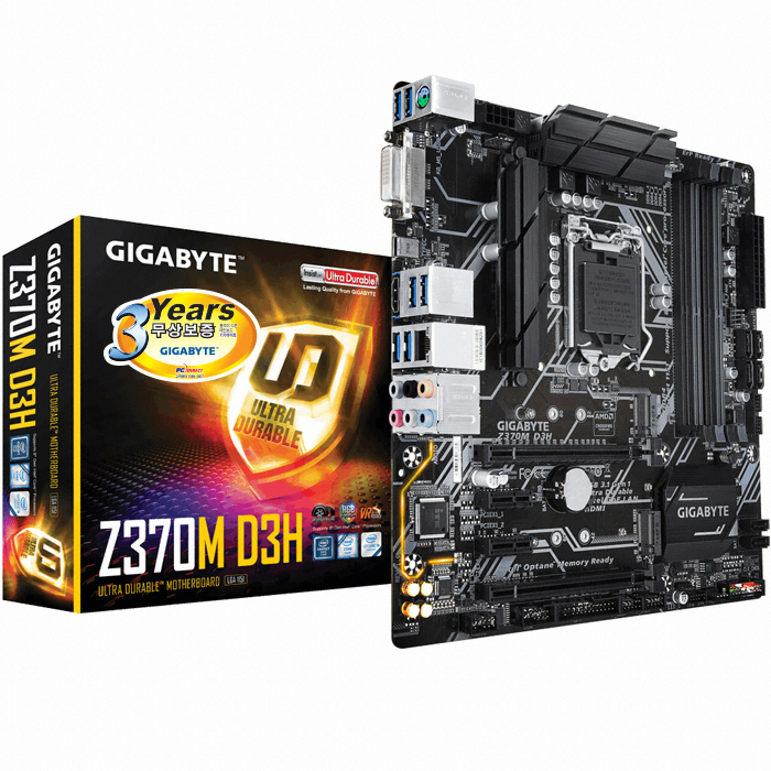 (주)근호컴 [GIGABYTE]Z370M D3H 듀러블에디션 피씨디렉트 : 근호컴