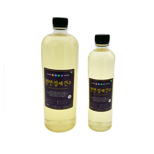 두부용 천연정제간수 500ml 1000ml 청년소금 국내산 천일염 간수 두부응고제 식용 : 푸드패밀리