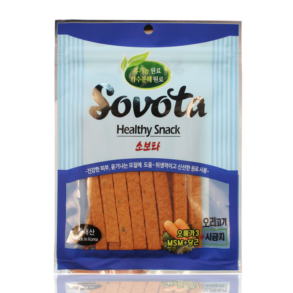소보타 헬시스낵 저키간식 100g (닭/소/양/오리) : 펫스토랑
