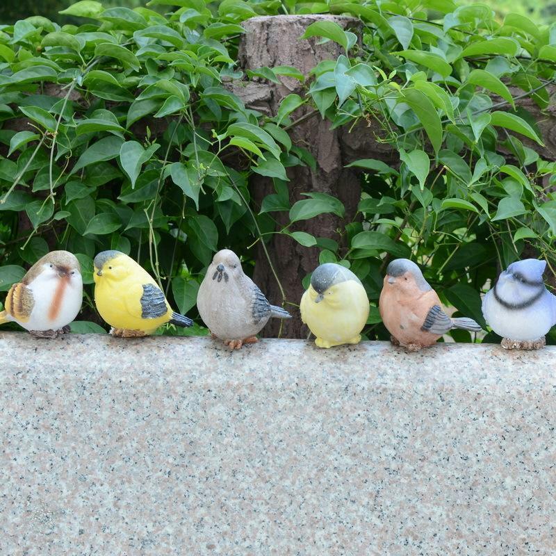 인테리어소품 새 장식6마리/당일발송/ 새 장식인형-이현아트 : 이현아트소품갤러리