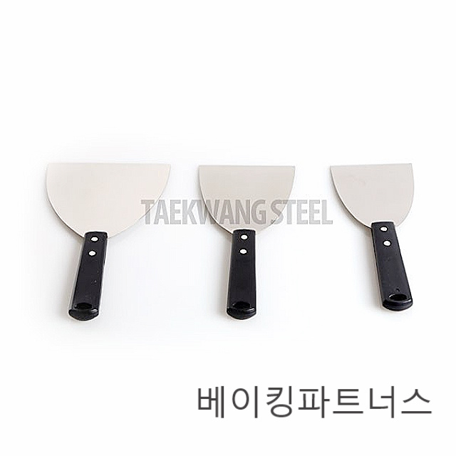 [날길이X전체길이]  [대 125X215] 스텐레스 삼각헤라, 반달헤라, 철판헤라, 삼각스크래퍼, 삼각스페치,제과제빵용,조리용,호떡,철판,해라... 
