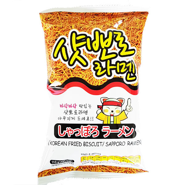 샷뽀로라멘 110g X 20개 1Box / 싱싱 아이들과자미니웨하스샌드 추억의과자 옛날과자 폭스코리아  등산용간식 비상식량 세계과자 수입과자... 