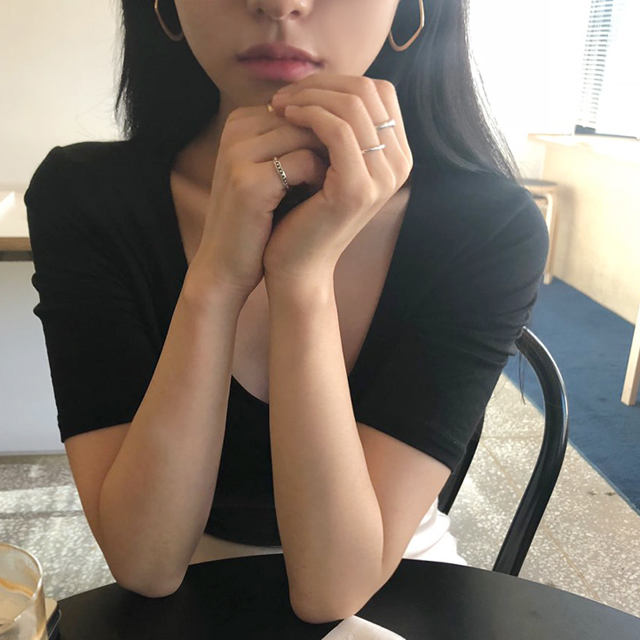 올댓 빈티지 링귀걸이_3type (92.5silver+14k gold plating) : 모멘톤