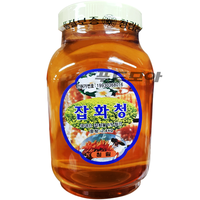 잡화청 2.4kg / 국내산 잡화꿀 5% 추가 청림농원 : 푸드모아