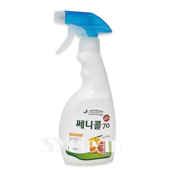 살균소독제 쎄니콜 75% 450L 식품첨가물 살균및 신선도 유지 기구살균소독제 : 에스와이크린