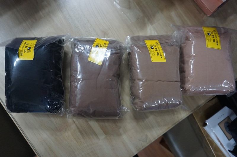 10 켤레  우성 밴드 밴드 뭉치 스타킹 KOREA  살색 연커피 진커피 검정 벌크 밴드 갱수네 미센조 밴드 : 갱수네