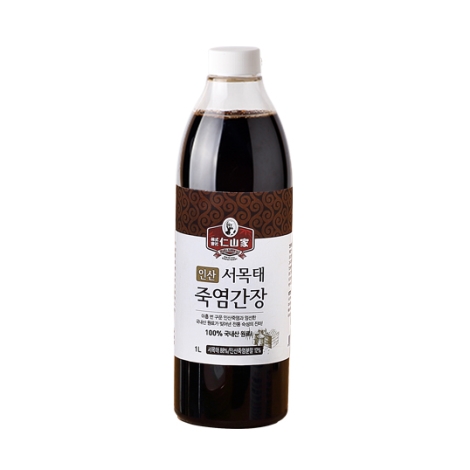 인산죽염간장 서목태 1L : 천수원