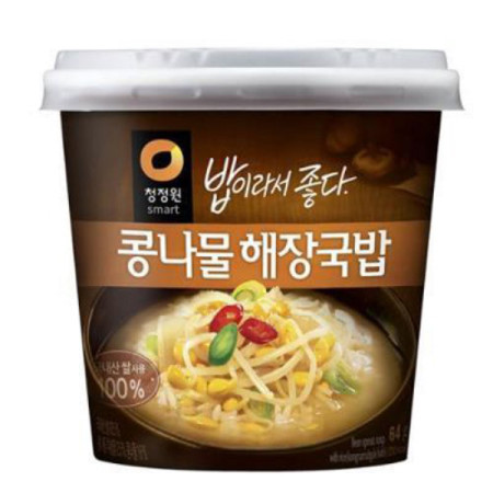 청정원 밥이라서좋다 콩나물해장국밥 64gx12개입 1box : 창동합동상사