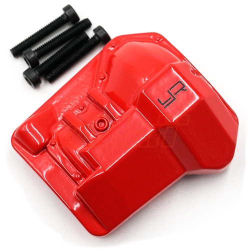 TRX4-047RD TRX4 메탈디프커버 Alloy Diff Cover 레드 Traxxas TRX-4 Black : 노윙하비
