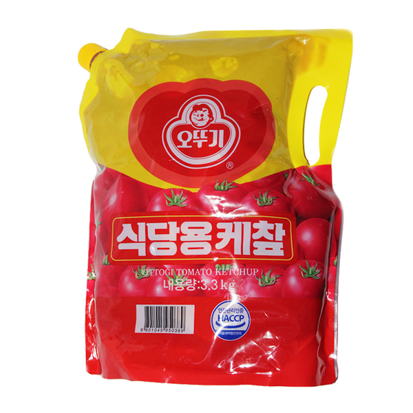 오뚜기 식당용 케찹 스파우트팩 3.3kg : 장보고가