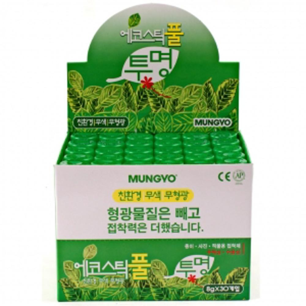 [무료배송] 에코 스틱 풀 투명 30개 묶음판매 : 욜로망고7