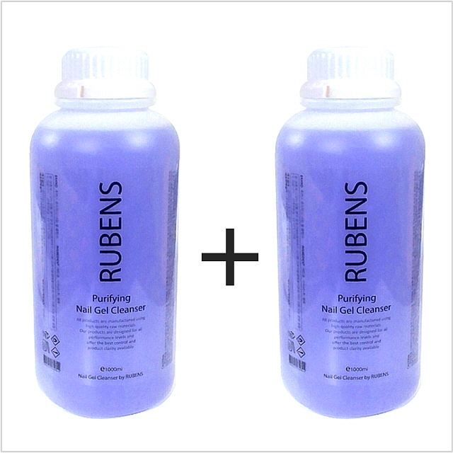 1+1 루벤스 대용량 젤클렌저 1000ml / 200ml멘다공병 이벤트 : 하나뷰티