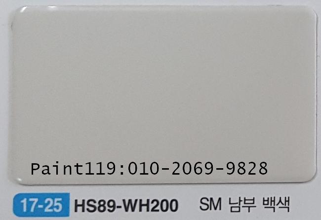 HS89-WH200 SM 남부 백색 : 페인트119