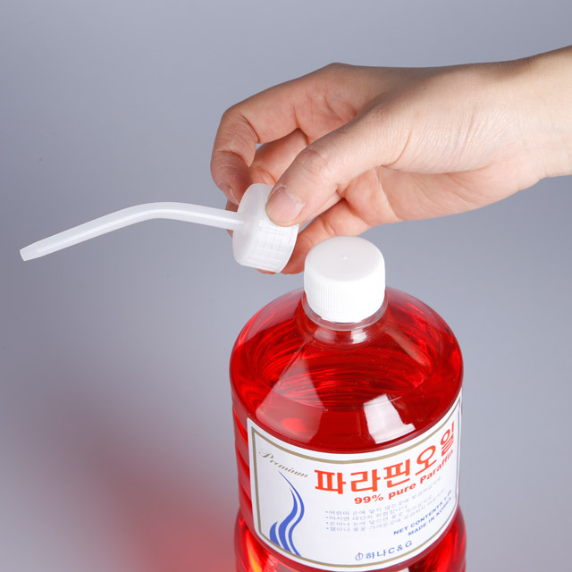 파라핀 오일램프 인테리어소품 사각램프 180ml 24시간용 : 창명