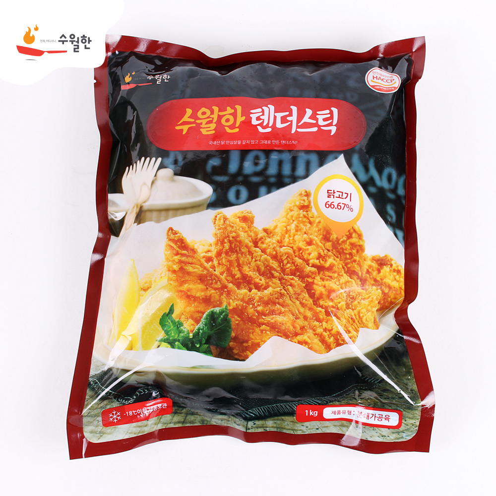 수월한 치킨텐더 1kg : 수월한