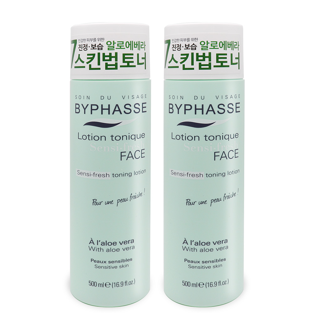 바이빠세 센시프레쉬 알로에베라 토너 500ml 1+1 : 블라썸뷰티