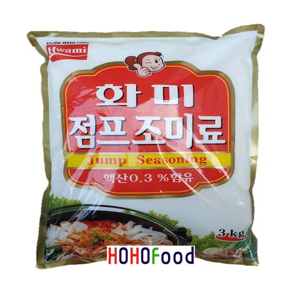 화미 점프조미료 3kg / 발효조미료2.5 / 조미료 ,핵산,아지노미 : 호호푸드