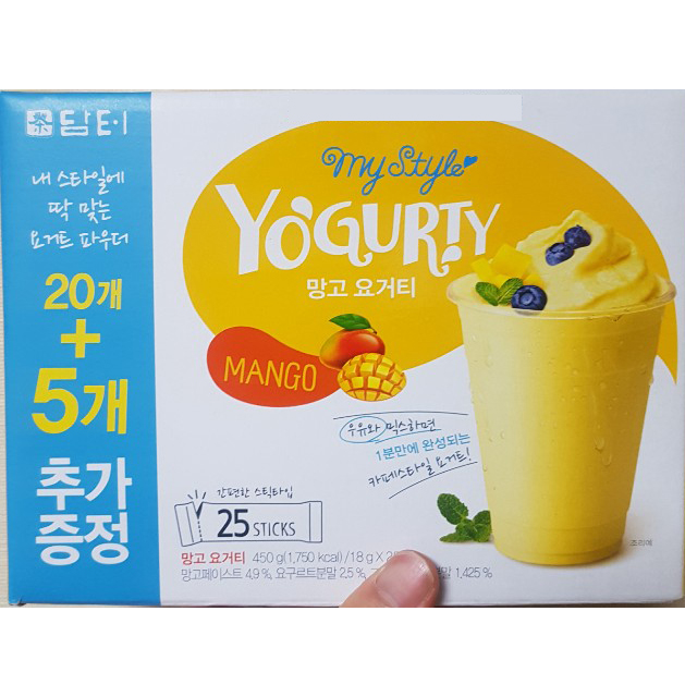 담터 요거트 망고 요거티 25개입 : 코코반