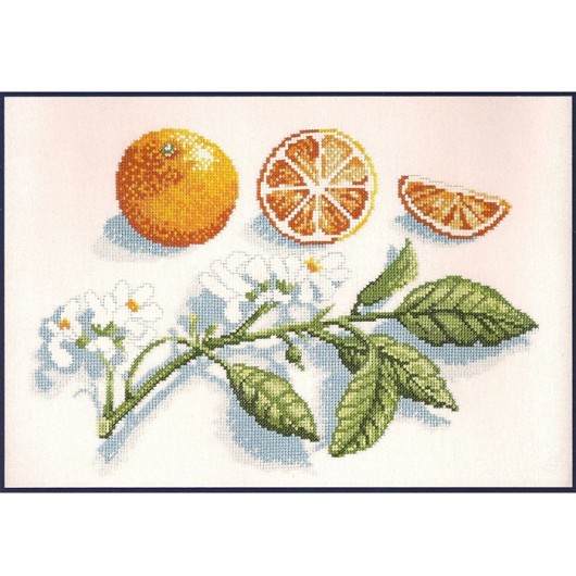 Orange Blossom [DMC KIT] : 황실유럽자수 둔산점